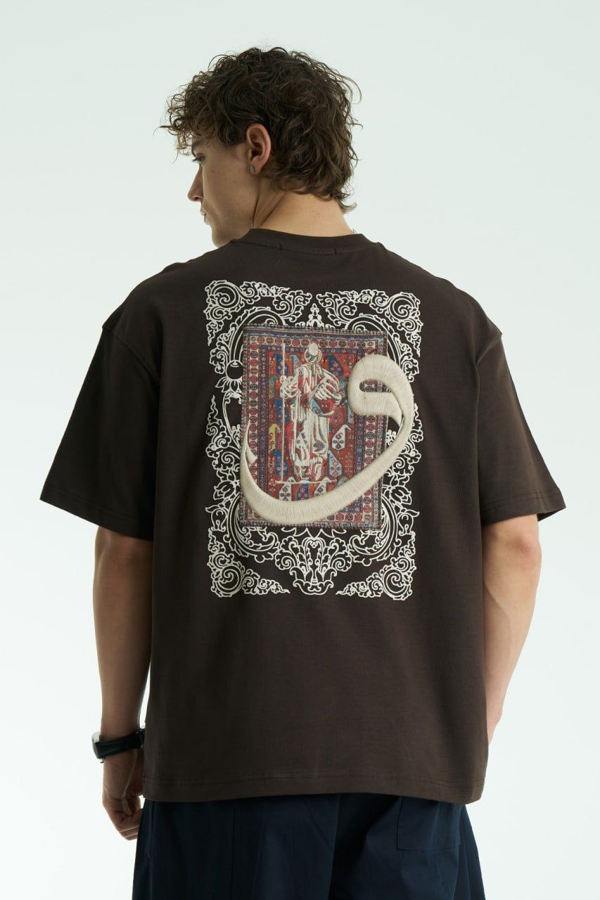 Ottoman Oversize  Men’s T-Shirt – Brown