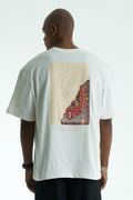 Soul Trace Oversize Men’s T-Shirt – Stone