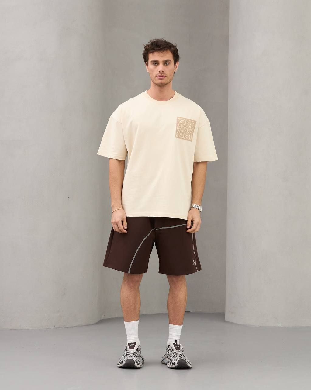 Eterna Oversize Men’s T-Shirt – Stone