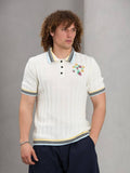 Florenza Knit Polo - Stone