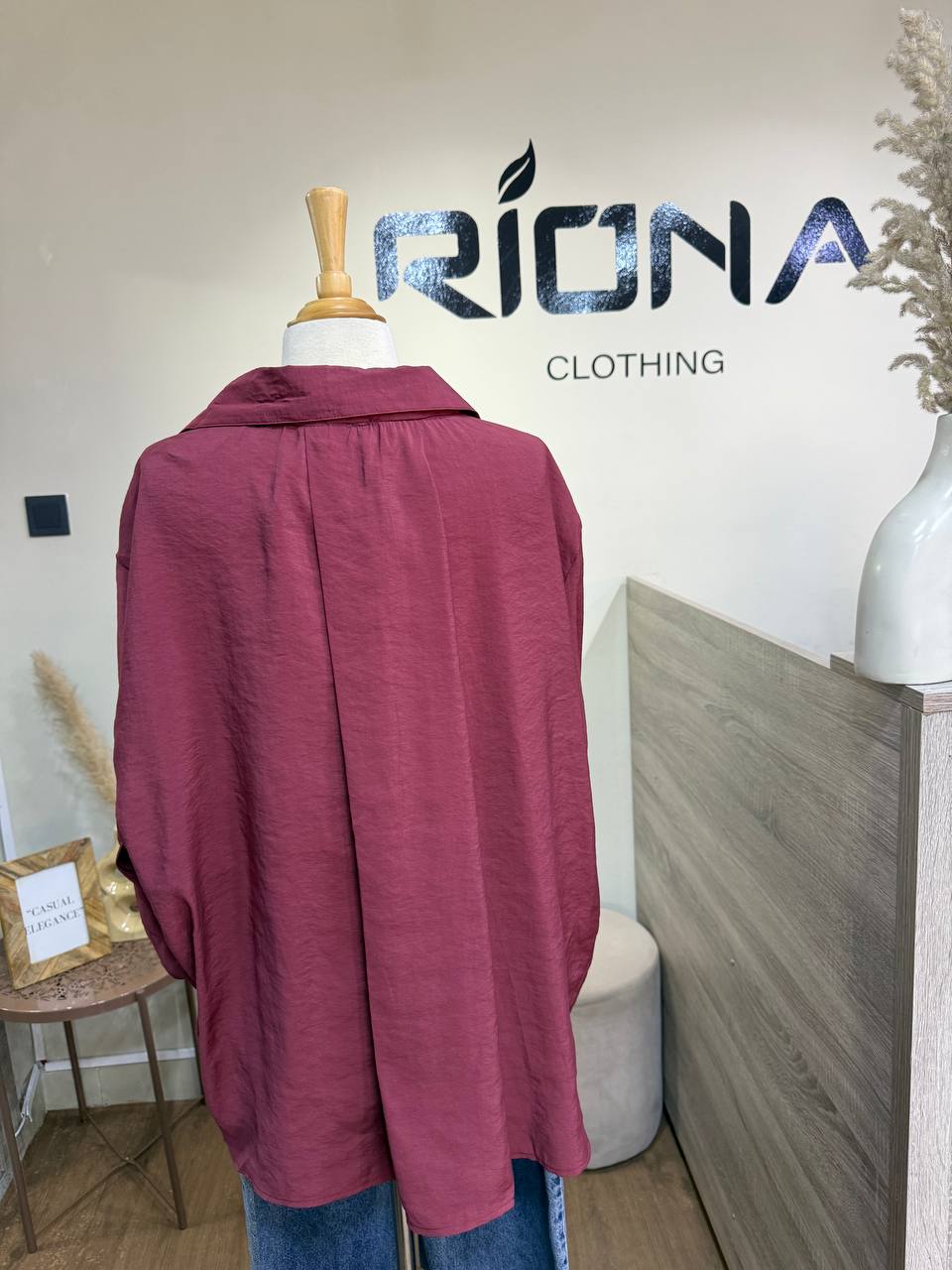 CHEMISE FLUIDE OVERSIZE