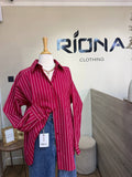CHEMISE RAYÉE OVERSIZE