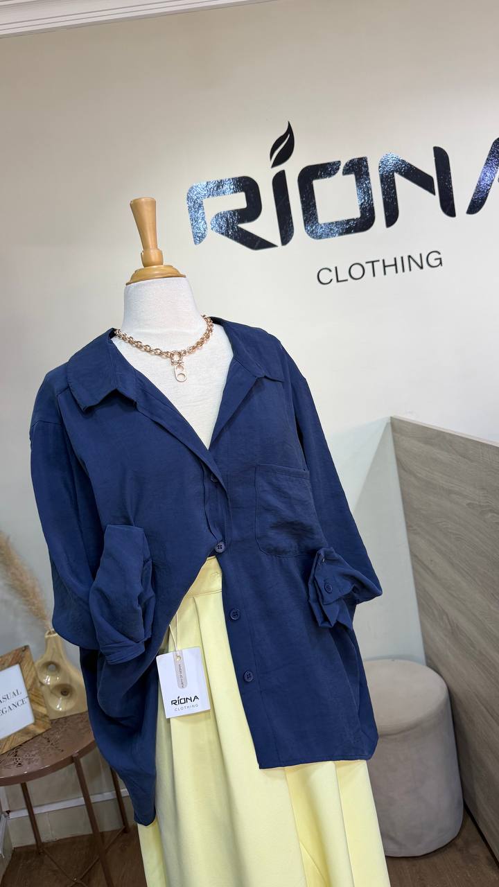 CHEMISE FLUIDE OVERSIZE
