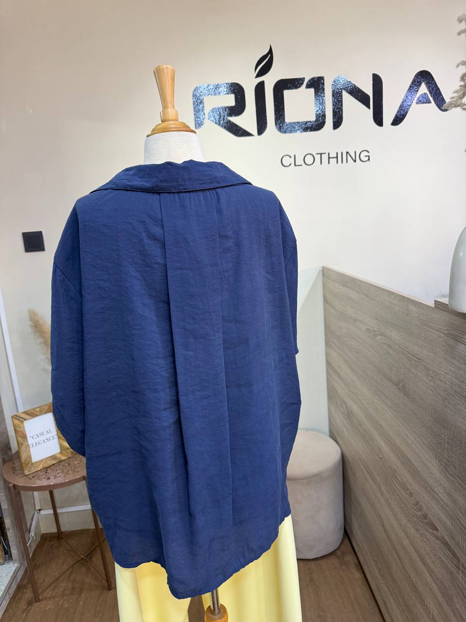 CHEMISE FLUIDE OVERSIZE