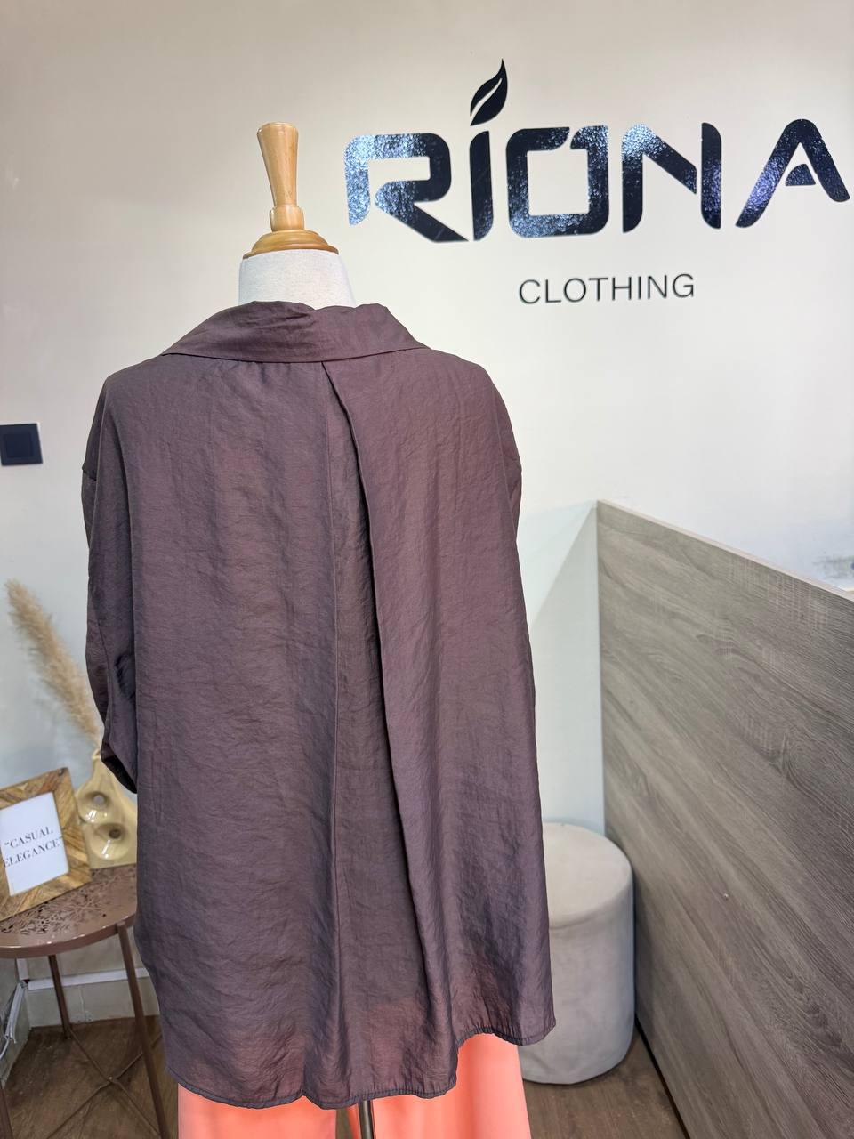 CHEMISE FLUIDE OVERSIZE