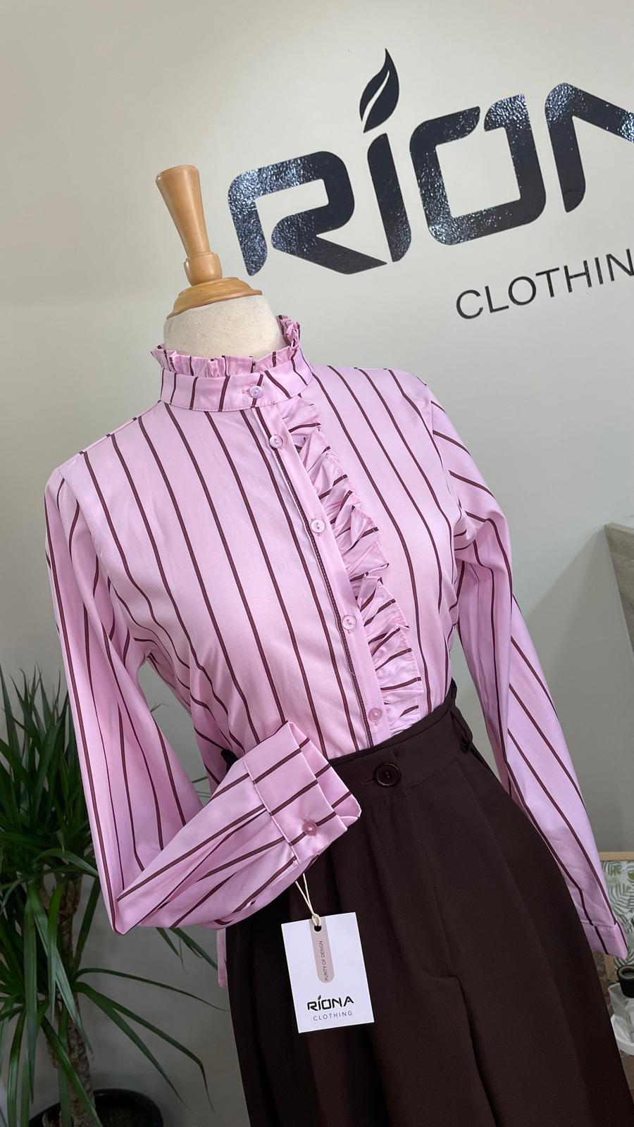 CHEMISE CLASSIQUE RAFFINÉE - COL MONTANT