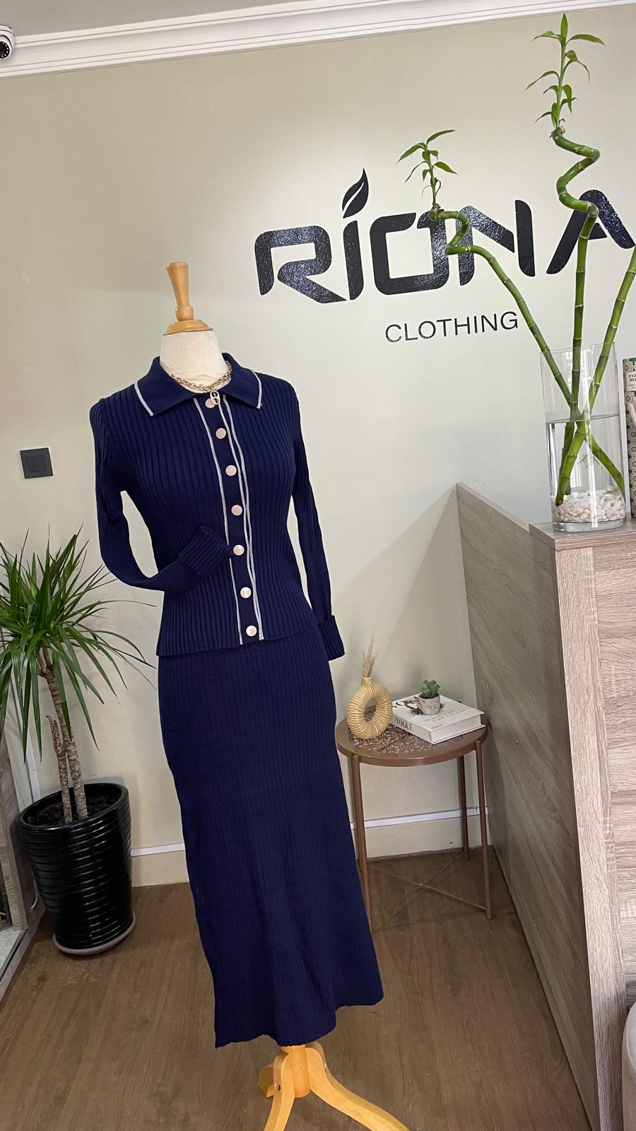 ENSEMBLE ROBE & GILET CÔTELÉ