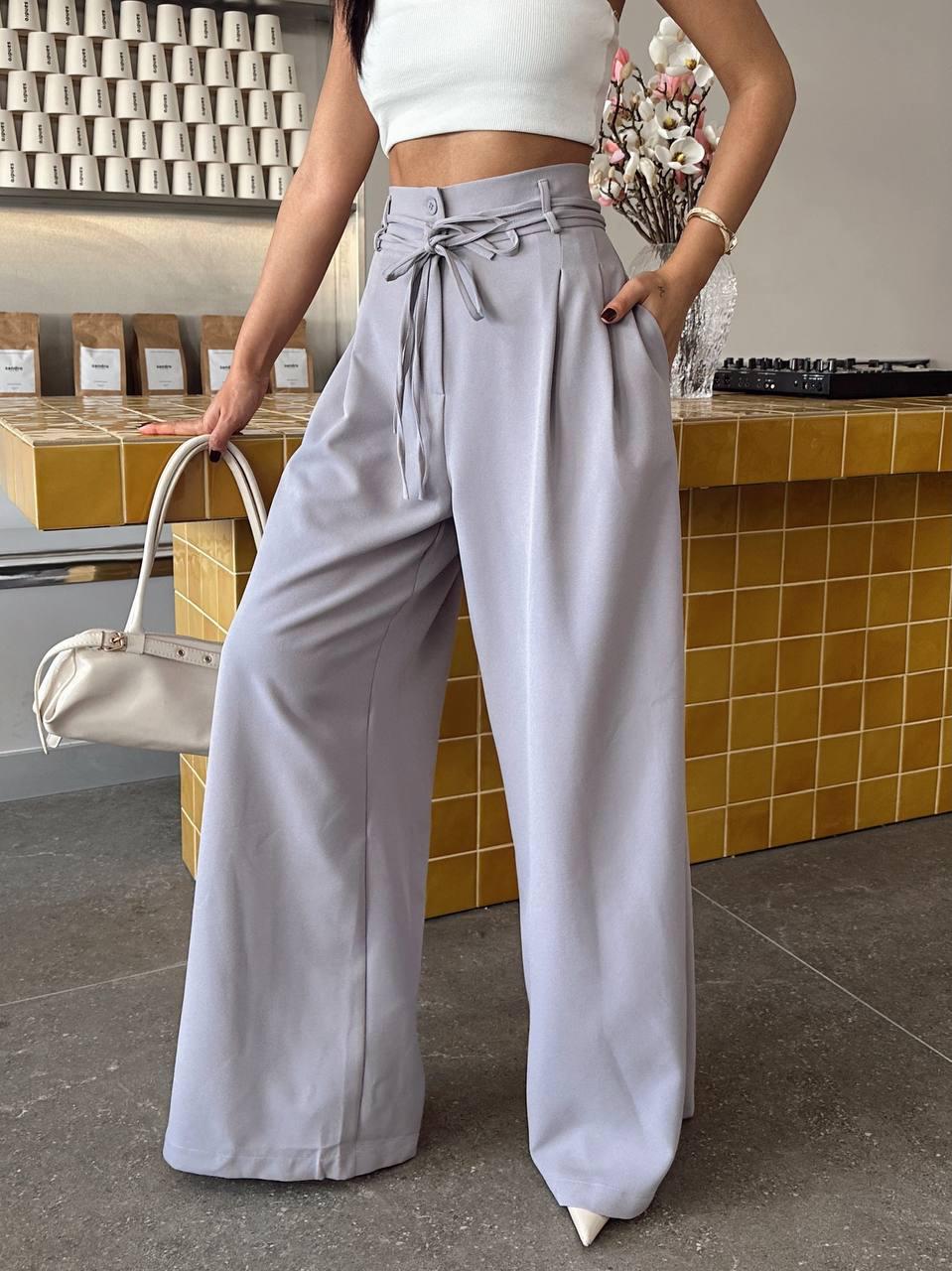 PANTALON LARGE PAPERBAG