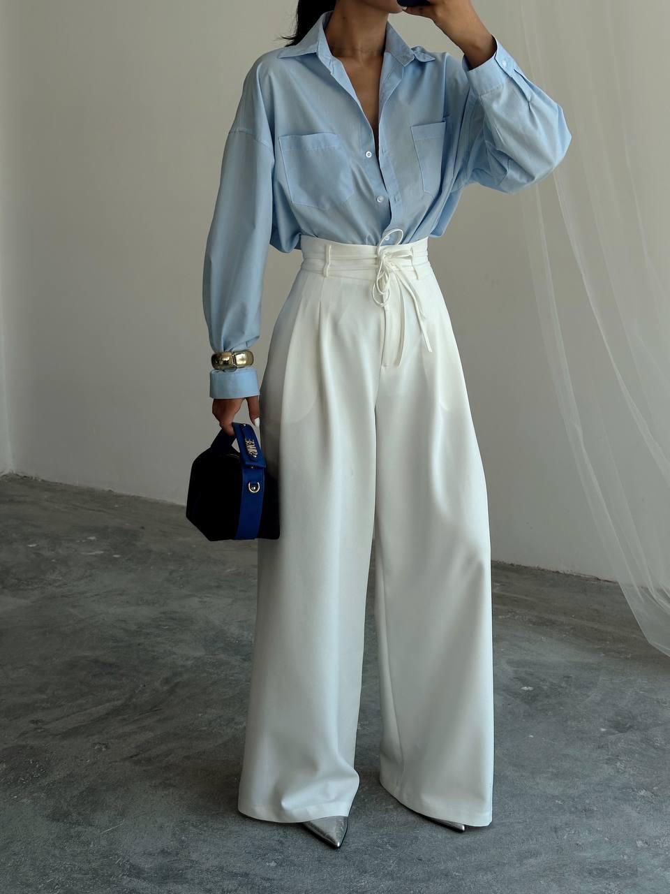 PANTALON LARGE PAPERBAG