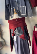 PULL LOSANGE ÉPAULES DÉNUDÉES